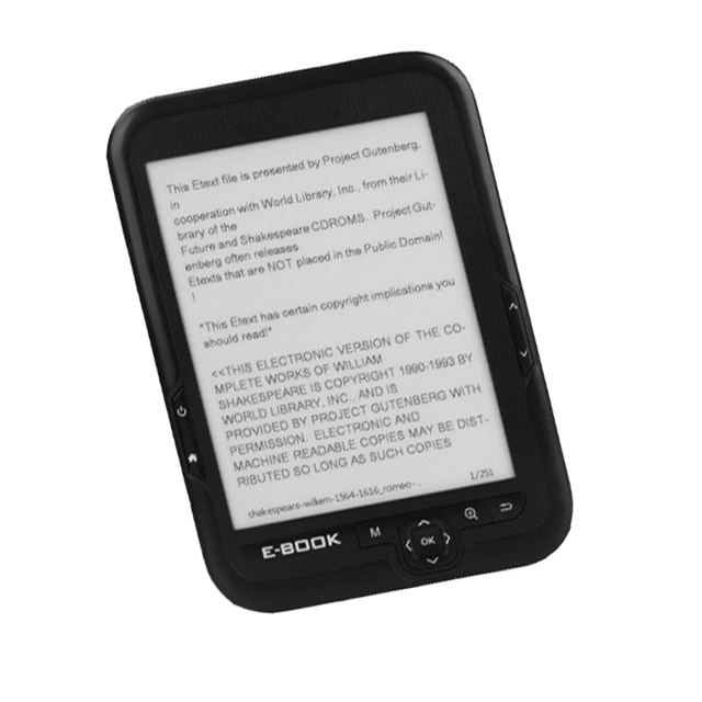 6inch E-reader Ebook Reader with Linux System 4GB/8GB/16GB 1600x1200 Resolution Wi-Fi 2000mAh Battery Supports PDF