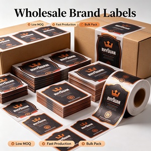 Etiquetas Autoadhesivas Personalizadas RHYQUAN, Rectangulares, Impresión Offset en Papel, Duraderas, Paquete a Granel, MOQ Bajo, Producción Rápida - Product Image 1