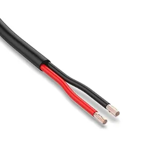 FLRYY Car Cable 2 x 1.5 mm2 2 Core Round Vehicle Automotive Cable /Red 2-Pin Cable Suitable for Trailers