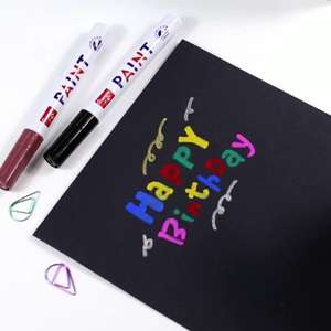 Rotulador de Pintura Permanente de Alta Calidad, 12 Colores, Resistente al Agua, Duradero, Novedad 2022 - Product Image 4