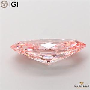 เพชร CVD ขนาด 2.50 กะรัต รูปทรงมาร์คีส์ สีชมพูสดใส ระดับความสะอาด VS1 พร้อมใบรับรอง IGI สำหรับแหวนเป็นเครื่องประดับเด่น - Product Image 6