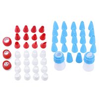 Kit de décoration de gâteaux professionnel écologique réutilisable de 85 pièces avec plateau tournant, douilles en silicone, poches à douille et spatules pour