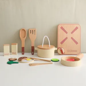 2023 nuovo Set di giocattoli da cucina in legno di Design in età prescolare giochi di imitazione per bambini piccoli