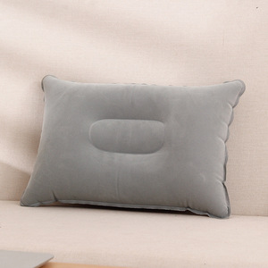 Sky Blue Inflatable Square <b>Pillow</b> 28x28x14cm Outdoor Travel Cushion Portable Camping <b>Pillow</b> With Flocked Surface - Product Image 2