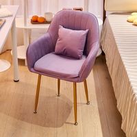Chaises et tabourets de salle à manger en métal de luxe léger, design moderne, meubles durables pour la maison, pour le salon
