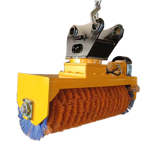 Brosse rotative efficace pour accessoire de machine de construction d'excavatrice - Product Image 1