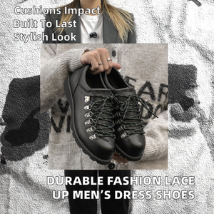 Zapatos de Vestir Derby Clásicos para Hombre, de Alta Calidad, Duraderos, Transpirables, Antideslizantes, con Cordones, Diseño Formal de Verano, Resistentes al Desgaste - Product Image 2