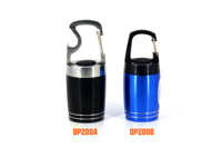 DREAMS'LIGHT IP44 Lampe torche LED en alliage d'aluminium avec ouvre-bouteille et mousqueton, 2 piles CR2032, autonomie de 4 heures