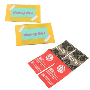 Tùy Chỉnh May Mang Nhãn Hiệu Kỹ Thuật Số Chuyển In Phụ Kiện Nhãn Sắt Trên Thăng Hoa Vải Merrow Biên Giới Dệt Các Bản Vá Lỗi - Product Image 6