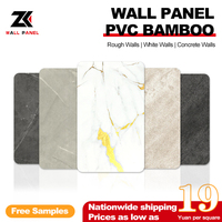 Panneau mural en bois plaqué, ignifuge, écologique, imperméable, en WPC, PVC, marbre, bambou, charbon de bois pour chambre à coucher, salon