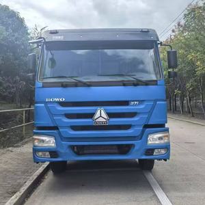 รถบรรทุก HOWO สีน้ำเงิน รุ่น Heavy Duty พร้อมเครื่องยนต์ Weichai 371 รุ่น ชั่วโมงการทำงานต่ำ มาตรฐานยูโร 5 ปี ผลิตปี 2024 รถดัมพ์ 6×4 - Product Image 1