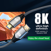 Cable HDMI 2.1 de Alta Velocidad Popular de Fábrica, 8K para HDTV Certificado, 4K 120HZ, Compatible con ARC para PS4, PS5, Laptop, Macbook, Monitor