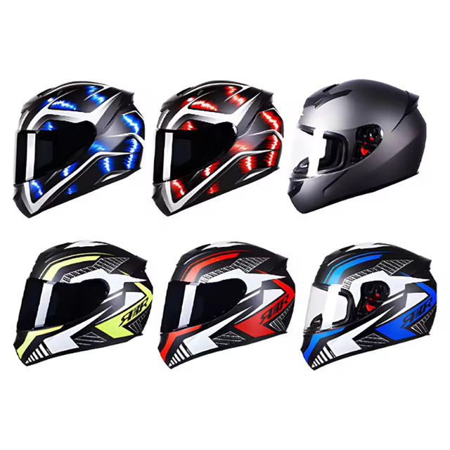 Custom ABS DOT Motorbike Full Face Modular Racing Motocross Carbon Fiber Riding Helmet Motorcycle Accessories Helmets