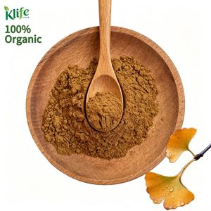 Poudre d'extrait de feuille de <span class=keywords><strong>Ginkgo</strong></span> <span class=keywords><strong>Biloba</strong></span> pure naturelle biologique KLIFE, extrait de <span class=keywords><strong>Ginkgo</strong></span> <span class=keywords><strong>Biloba</strong></span> de haute qualité - Product Image 1