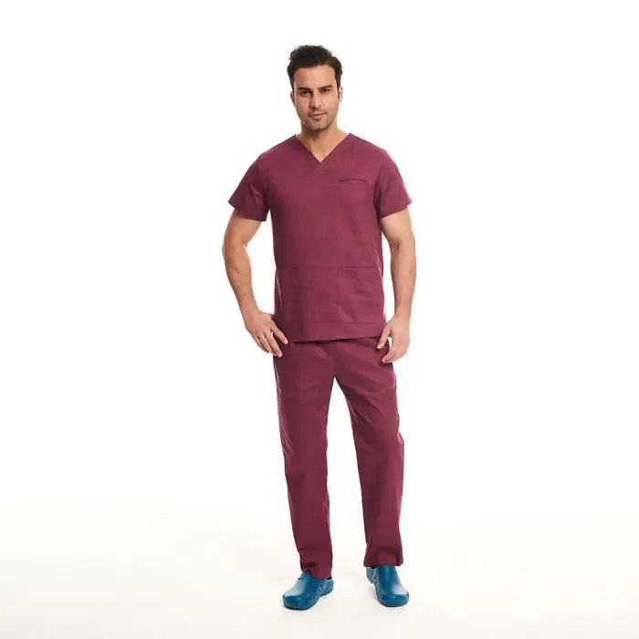 Scrub infermiere vestito professionale Scrub uniformi imposta ospedale infermieristica manica corta con scollo a V t-shirt pantaloni