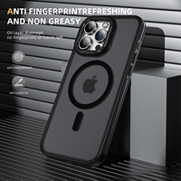 Nouvelle version antichoc métal lentille magnétique coque arrière pour iPhone 17 Pro Max 17 Air 16 Pro 15 Plus accessoire de téléphone portable