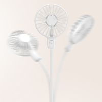 Ventilateur Mini Portable USB Rechargeable à Trois Vitesses, Moteur Sans Balais Multifonctionnel, Idéal pour Hôtels, Usage Domestique et Extérieur - Prix de Gros