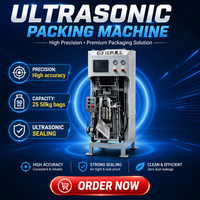 Remplisseuse de sacs à valve robuste de 25 kg avec technologie de scellage par ultrasons pour mortier sec et ciment, vente en gros pour usines, certifiée CE
