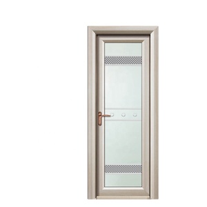 <span class=keywords><strong>Porte</strong></span> coulissante blanche imperméable en aluminium et en aluminium <span class=keywords><strong>de</strong></span> pivot avec le verre utilisé pour la salle <span class=keywords><strong>de</strong></span> bains - Product Image 1