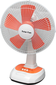 Ventilateur sur pied solaire 1828.9 avec moteur DC, télécommande, non oscillant, hauteur réglable, 5 pales, usage domestique, efficacité énergétique - Product Image 3