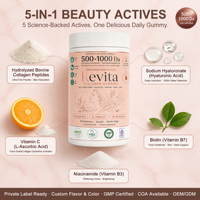 Collagène en peptides micro-molécules 500Da, acide hyaluronique, gommes à mâcher à haute perméabilité, glycine, production de cellules cutanées, produits de beauté