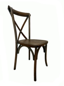 Chaises de jardin et d'hôtel en bois massif de luxe à dossier croisé pour réception de <span class=keywords><strong>mariage</strong></span> et entrée de salon - Vente directe d'usine - Product Image 4