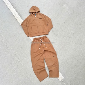 Manufacturers Custom Clothes French Terry Tracksuit Men Baggy Sweatpants and Hoodies Set Fitness Sports Sweatsuit <b>Jogging</b> <b>Suit</b> - Product Image 3