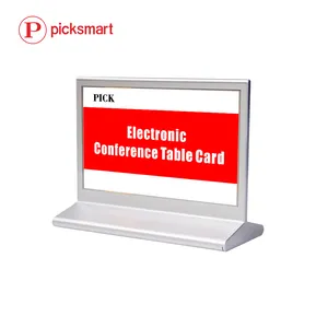 Picksmart डबल साइड ईएसएल Eink इलेक्ट्रॉनिक डिजिटल कार्यालय प्रदर्शन साइनेज ई-पेपर सम्मेलन प्रणाली