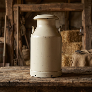 Bidon à lait en aluminium de qualité alimentaire robuste avec couvercle pour la collecte, le transport et l'approvisionnement en ferme laitière - Product Image 5