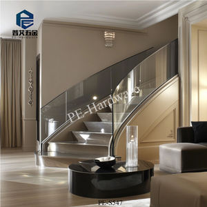 Diseño moderno <span class=keywords><strong>para</strong></span> interiores, parrilla <span class=keywords><strong>de</strong></span> larguero <span class=keywords><strong>de</strong></span> acero individual, escaleras <span class=keywords><strong>de</strong></span> caracol, <span class=keywords><strong>pasamanos</strong></span> <span class=keywords><strong>de</strong></span> acero inoxidable, construcción <span class=keywords><strong>de</strong></span> <span class=keywords><strong>hierro</strong></span> <span class=keywords><strong>de</strong></span> <span class=keywords><strong>madera</strong></span> maciza duradera <span class=keywords><strong>para</strong></span> - Product Image 4