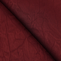 Tissu satin charmeuse double face 100 % polyester, tissu imitation acétate froissé à la main pour chemises et robes pour femmes