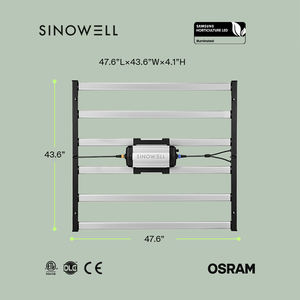 Lámpara de Cultivo LED <span class=keywords><strong>Flex</strong></span> 645, 2.8 Umol/J, Regulable, Certificación DLC/ETL/CE, Espectro Completo - Product Image 5
