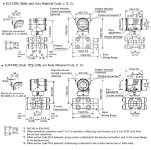 Transmisor de Nivel de Agua Inteligente YOKOGAWA Ejx210a con Montaje en Brida, Transmisor de Presión Diferencial - Product Image 5