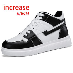 Nuevos Zapatos Deportivos Casuales de Cuero para Hombre con Aumento de Altura Invisible, Zapatos Elevadores Deportivos para Hombre 6CM 8CM 10CM - Product Image 1