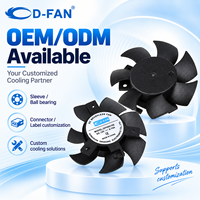 Ventilateur de refroidissement sans balais CC étanche ODM/OEM 5010 5V, moteur de ventilateur axial sans balais CC 50*10mm, ventilateur sans cadre