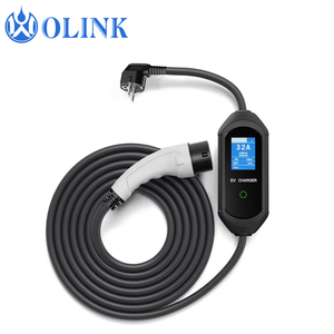 Chargeur de véhicule électrique portable OLINK, station de charge EV portable AC 7KW Type 2, design compact, câble de 5m - Product Image 1