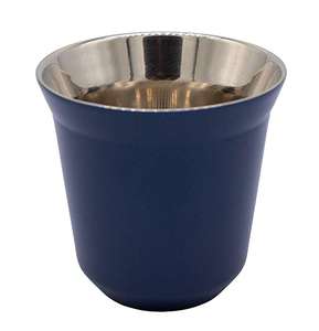 <span class=keywords><strong>Mug</strong></span> à café <span class=keywords><strong>isotherme</strong></span> en acier inoxydable à double paroi 80ml/150ml Style classique pour espresso et café - Product Image 1