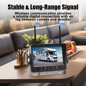 Sistema di Telecamere per Auto Wireless con Schermo IPS da 5 Pollici, Kit di Retromarcia per Monitoraggio e Assistenza alla Guida per Autobus e Camion - Product Image 2