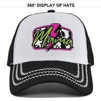 Gorra de Béisbol Bordada Personalizada al por Mayor con la Palabra 'Mama', Gorra Vintage de 6 Paneles con Cierre a Presión, Regalo para el Día de la Madre, Unisex, para Hombre y Mujer, OEM