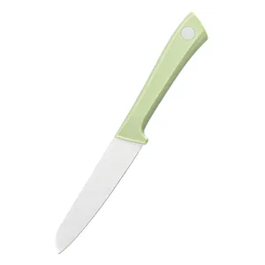 ABS saplı yüksek kalite 4 inç paslanmaz çelik meyve mutfak soyma bıçağı