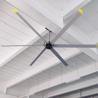 JULAI 6 pales 13ft refroidissement par air à faible bruit grands ventilateurs extracteurs industriels ventilateur HVLS