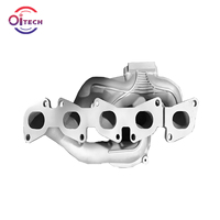 Collecteur d'échappement en fonte Oitech 5 cylindres pour moteur de course, usinage CNC personnalisé OEM