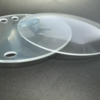 Couverture de panneau en verre borosilicate trempé incurvé, résistant et protecteur, fabriqué en Chine, pour couvercle de casserole électronique