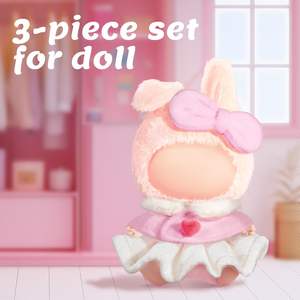 Elegante vestido de moda premium y accesorios conjunto para muñecas de 17cm ropa de juguete de dibujos animados modelo LBB para mayores de 18 años - Product Image 2