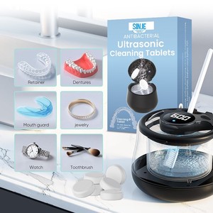 <span class=keywords><strong>Limpiador</strong></span> de retención ultrasónico que combina con caja ultrasónica para protector bucal <span class=keywords><strong>Invisalign</strong></span>, tipo tableta, <span class=keywords><strong>limpiador</strong></span> al por mayor - Product Image 5