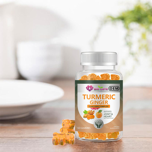 Gummies de curcuma et de <span class=keywords><strong>gingembre</strong></span> en gros, marque privée OEM, avec poivre noir, stimulant immunitaire, antioxydant, complément alimentaire, <span class=keywords><strong>bonbons</strong></span> - Product Image 2