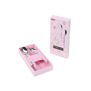 PURESIGNS Baby Cutlery Topis Cucharas de acero inoxidable de 2 piezas para bebés - Product Image 2