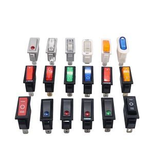 KCD3 16A 250V elektrikli tencere Rocker anahtarları gösterge ışığı ile 2/3-hız teknesi şekilli güç düğmesi - Product Image 1