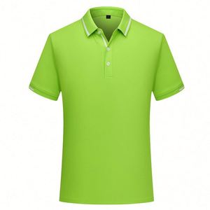 200gsm Breathable Oversized Embroidery Unique Famous Brand Custom Multi Color Polo <b>T</b> Shirt New Design 2022 - Product Image 4