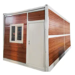 Fast Build Prefab House 20ft 40ft Modular Folding Container House Camping Foldable Small Tiny Container House Home Office